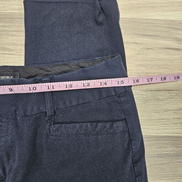 BANANA REPUBLIC Womens Navy Blue Jackson Fit Tapered Leg Chino Pants Size 10 - Picture 5 of 9